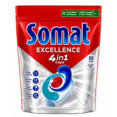 Капсули для посудомийної машини Somat Excellence 4in1 Original Fresh, 30 шт.